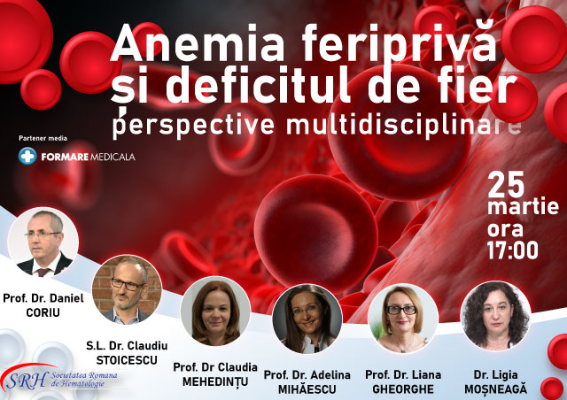 Webinar cu puncte EFC: Anemia feripriva si deficitul de fier